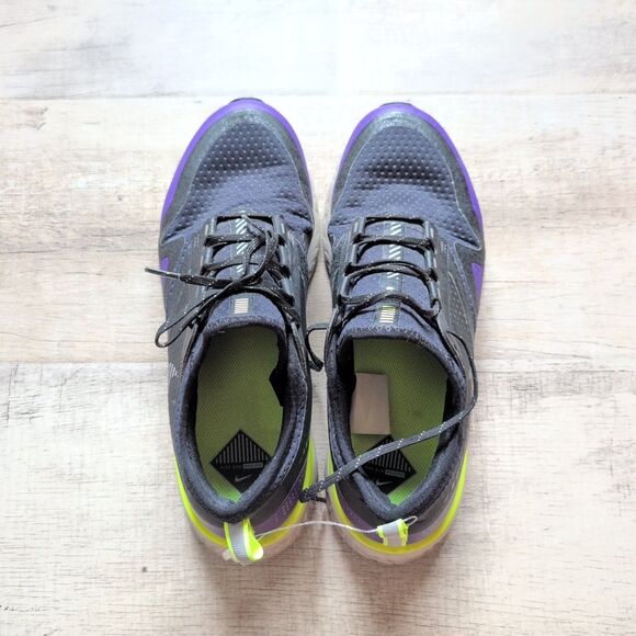 Nike Odyssey React 2 Shield Running Shoes - Women's Size 10 - Black Purple - Picture 1 of 8